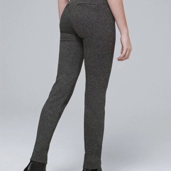 NWT WHBM Slim Speckled Ponte Knit Ankle Pants Size 4 R - Picture 6 of 8